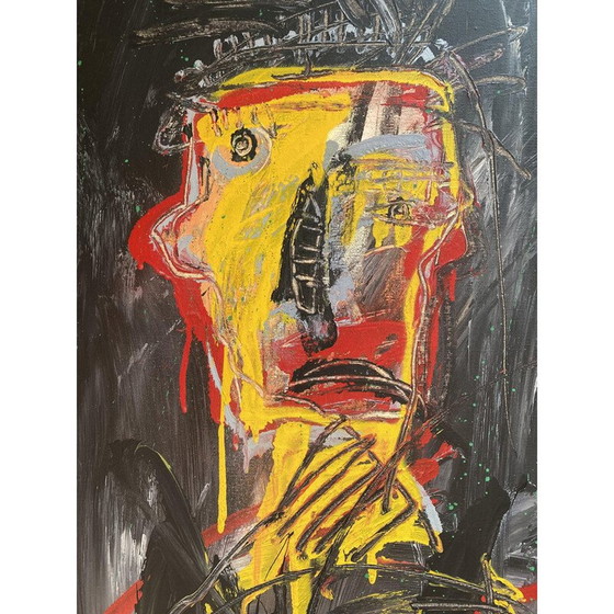 Image 1 of Vintage fever painting by Jazzu, France 2020