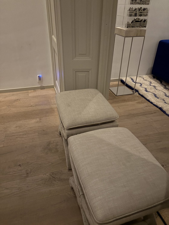 Image 1 of 2 X Restoration Hardware Stools