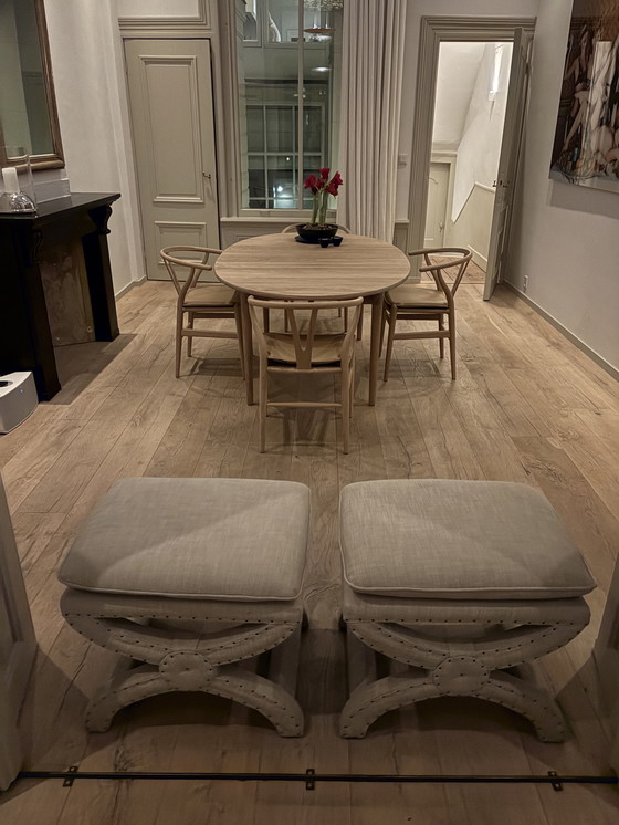Image 1 of 2 X Restoration Hardware Stools
