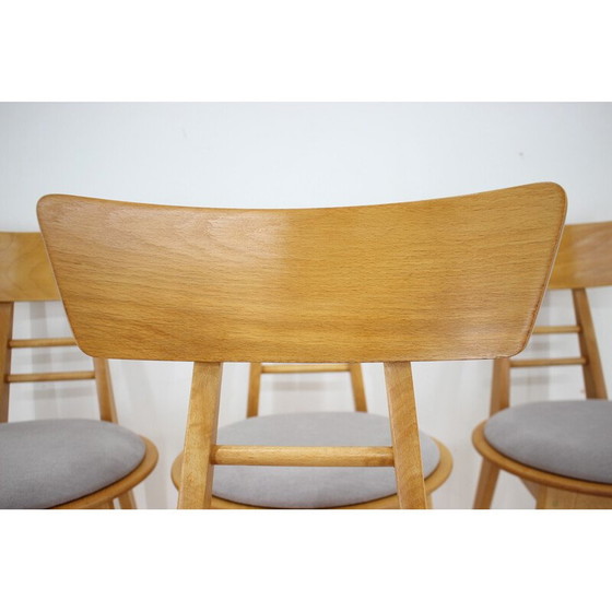 Image 1 of Set of 4 vintage chairs by Ton, Czechoslovakia 1980