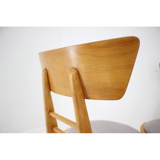 Image 1 of Set of 4 vintage chairs by Ton, Czechoslovakia 1980