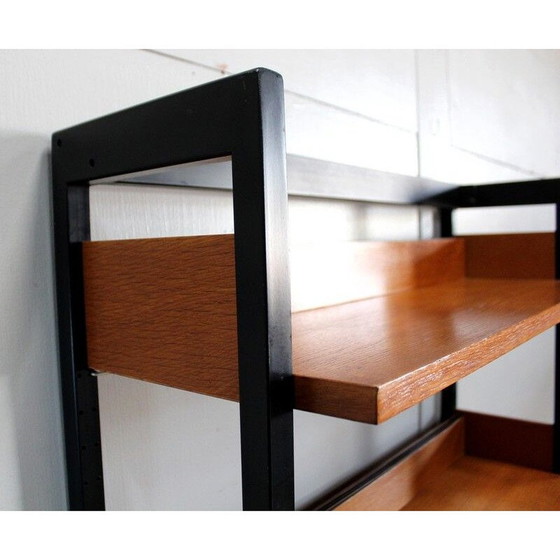 Image 1 of Vintage oak wall shelf, 1970