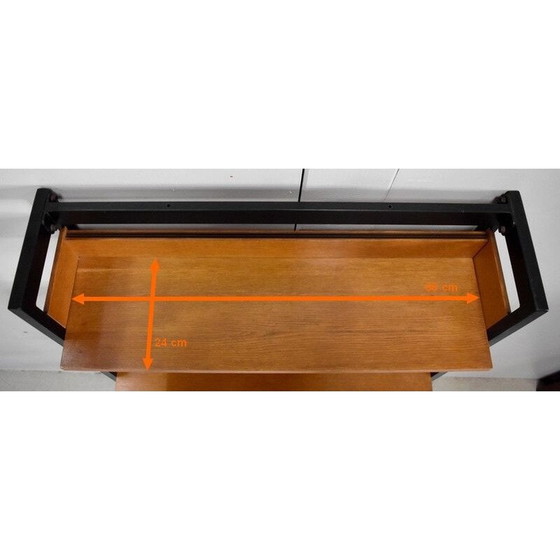 Image 1 of Vintage oak wall shelf, 1970