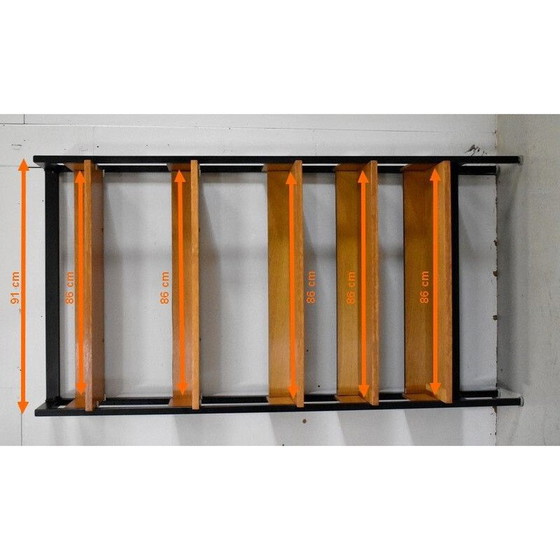 Image 1 of Vintage oak wall shelf, 1970