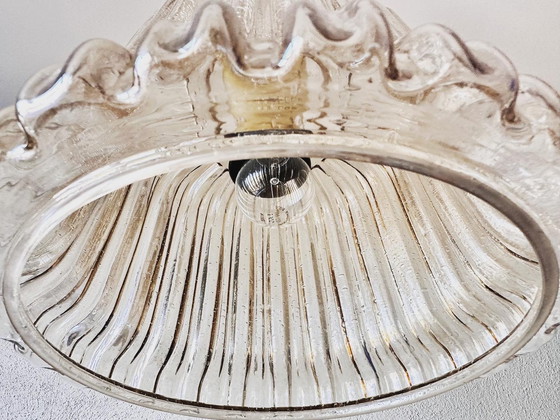 Image 1 of Lampe suspendue vintage Glashütte Limburg