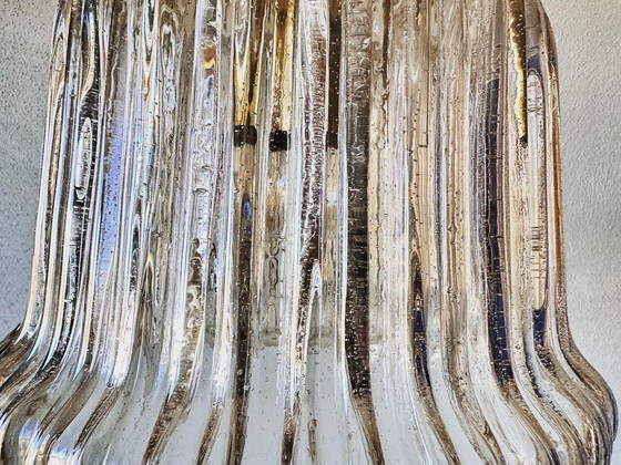 Image 1 of Lampe suspendue vintage Glashütte Limburg