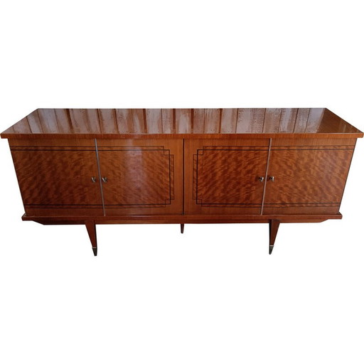 Vintage varnished wood sideboard, 1960