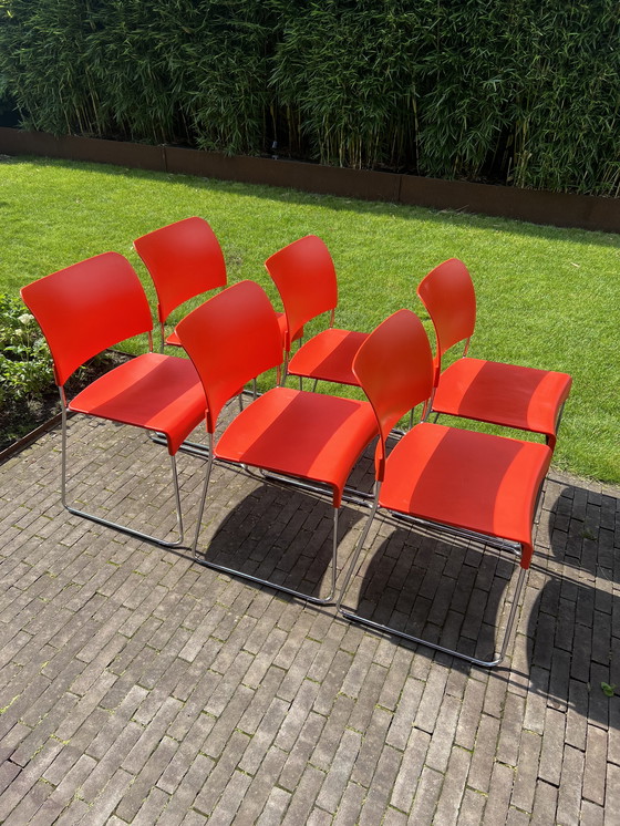 Image 1 of 6X Vitra Sim Chairs, Jasper Morrison