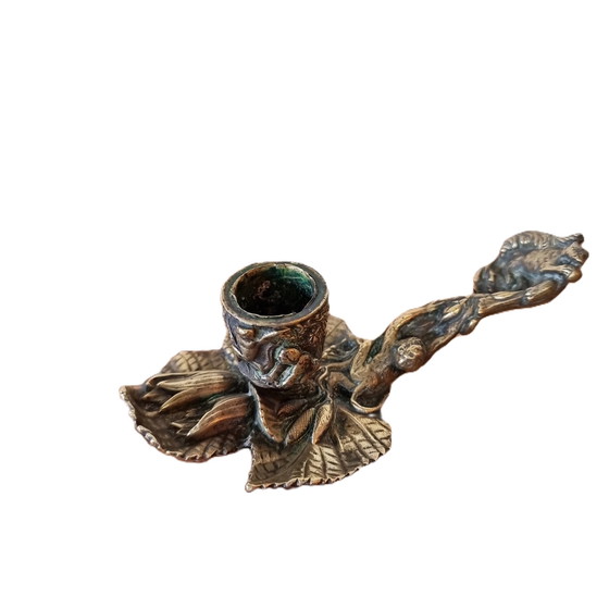 Image 1 of Candeliere in bronzo d'epoca