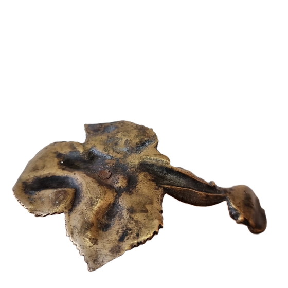 Image 1 of Chandelier vintage en bronze