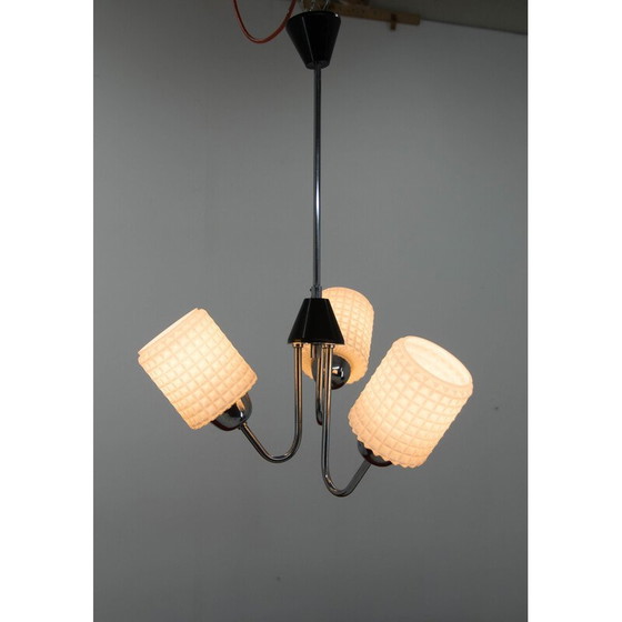 Image 1 of Mid-century chandelier by Lidokov, Czechoslovakia 1960s