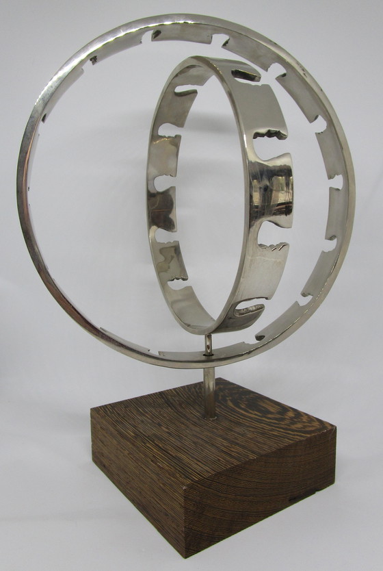 Image 1 of Silver plated Statue/Sculpture By Corry Ammerlaan