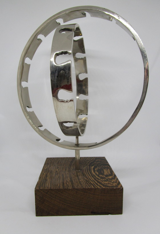 Image 1 of Silver plated Statue/Sculpture By Corry Ammerlaan