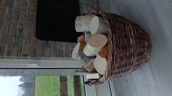 Image 1 of Potato Basket Toy Basket Firewood Basket Christmas Tree Large