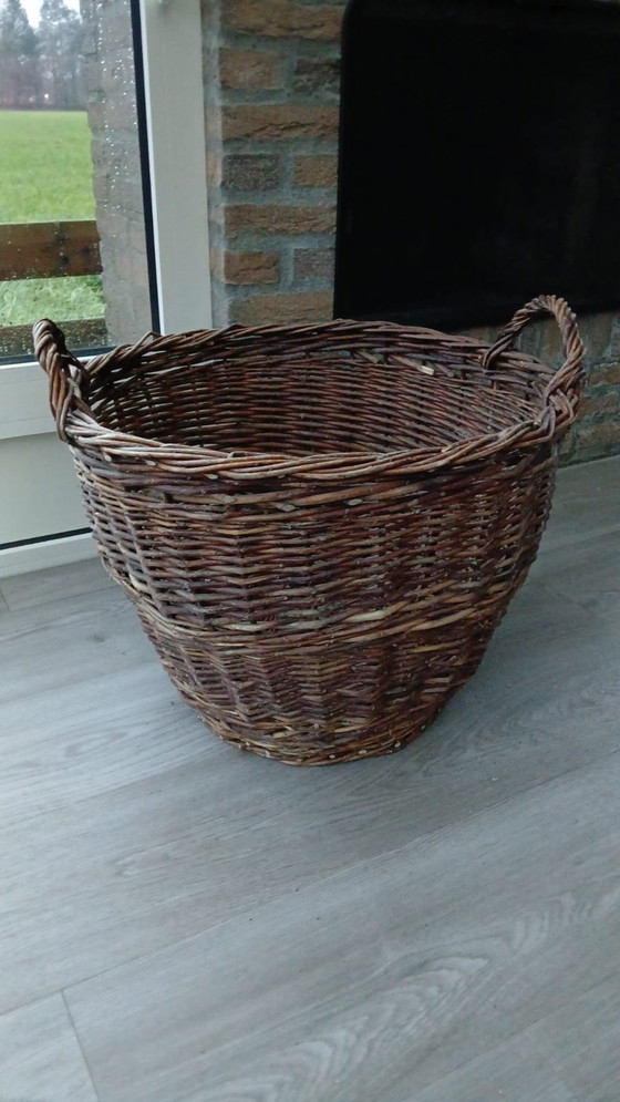 Image 1 of Potato Basket Toy Basket Firewood Basket Christmas Tree Large