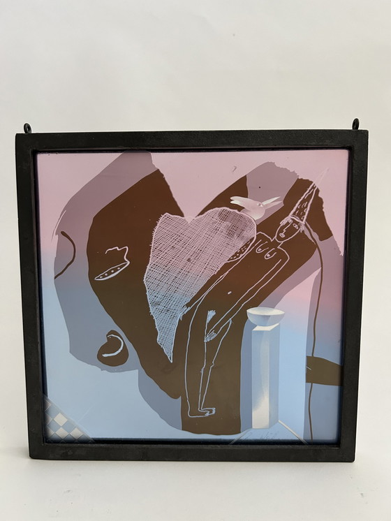 Image 1 of Ann Warff Glass Panel - The Surprise