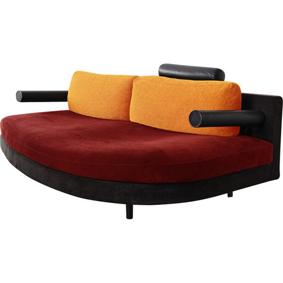 3-Seater Sofa in Leather by Antonio Citterio for B&b Italia / C&b Italia  for sale at Pamono