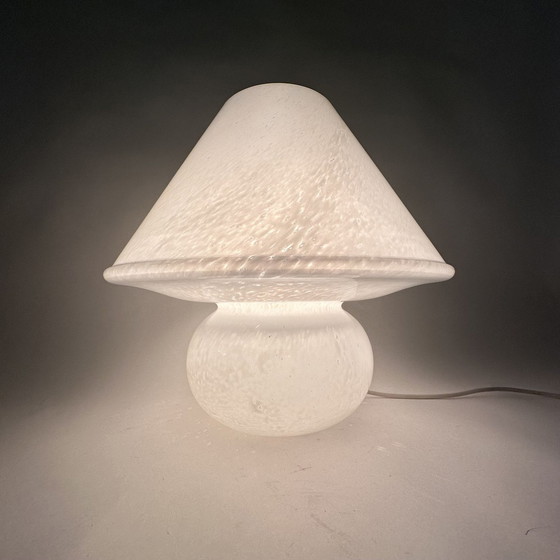 Image 1 of Lampe de table en verre Limburg Glashütte, années 1970