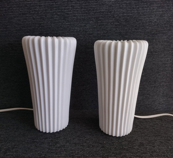 Image 1 of Ikea Bista pleated table lamps - Ehlén Johansson