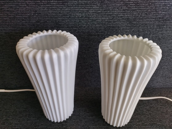 Image 1 of Ikea Bista pleated table lamps - Ehlén Johansson