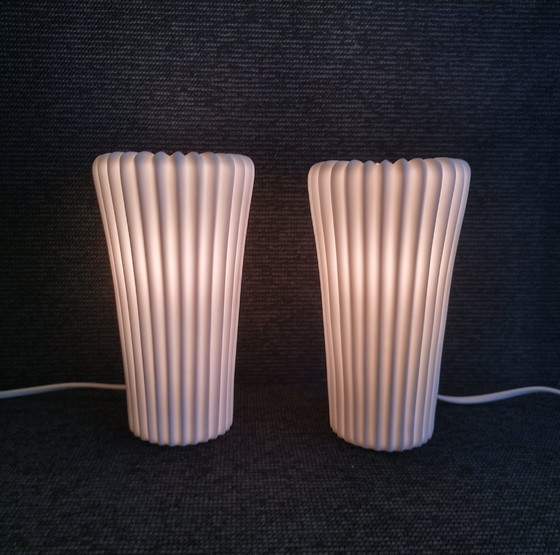 Image 1 of Ikea Bista pleated table lamps - Ehlén Johansson