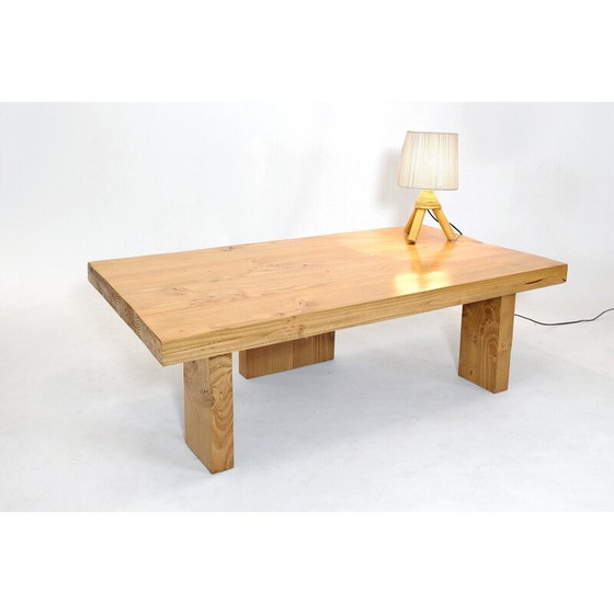Image 1 of Vintage solid pine coffee table, 1970-1980