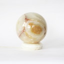 Vintage Onyx Ball Table Lamp