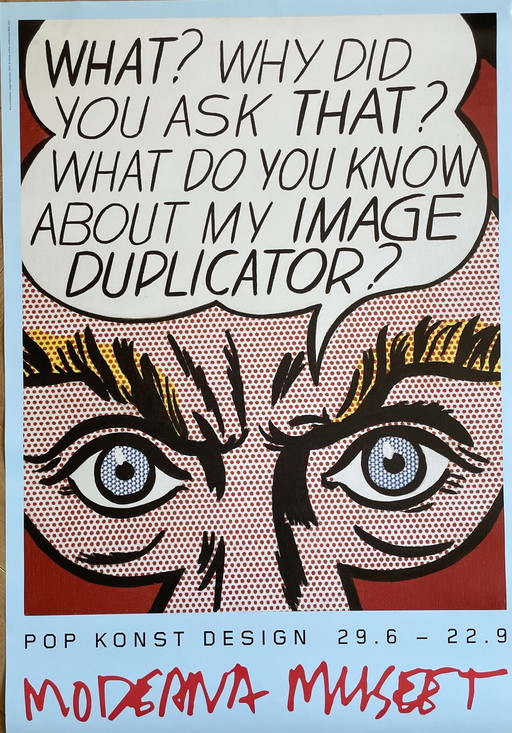 Roy Lichtenstein (1923-1997) (1923-1997), Image Duplicate, 1963, Pop Konst Design, Copyright Estate Of Roy Lichtenstein/Bus 2013