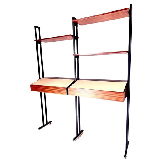 Image 1 of 1X Midcentury Modern Mahogany Bookshelves