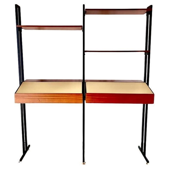 Image 1 of 1X Midcentury Modern Mahogany Bookshelves