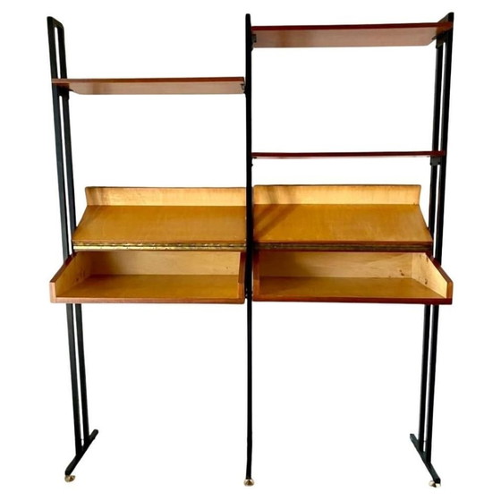 Image 1 of 1X Midcentury Modern Mahogany Bookshelves