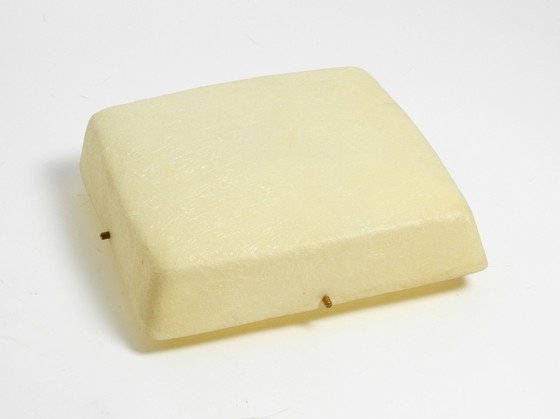 Image 1 of Bellissima lampada da soffitto o da parete quadrata in fibra di vetro in stile moderno di metà secolo