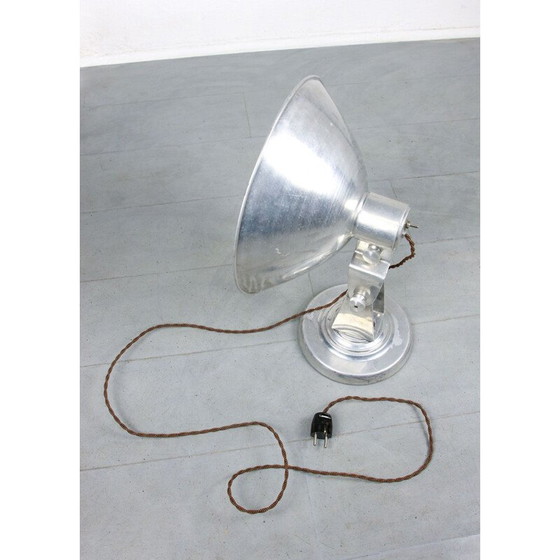 Image 1 of Vintage adjustable aluminum table lamp, 1950