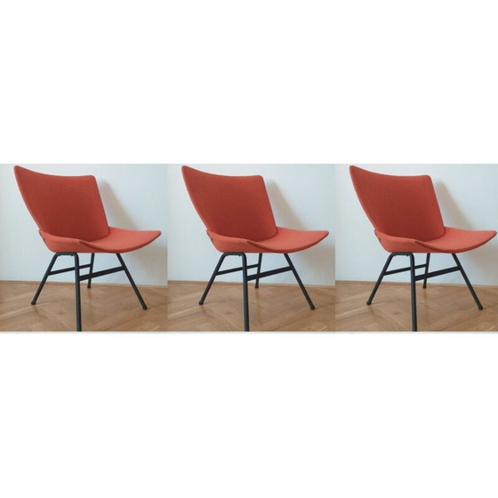 Image 1 of Lot of 3 vintage armchairs Lupina by Niko Kralj 1970