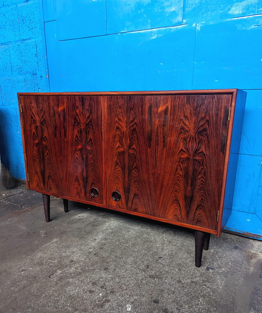Vintage Danish Rosewood Storage Cabinet 1960S