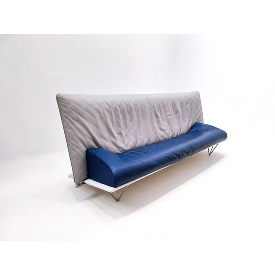 Image 1 of Vintage leather "Squash" sofa by Paolo Deganello for Driade, Italy 1980s