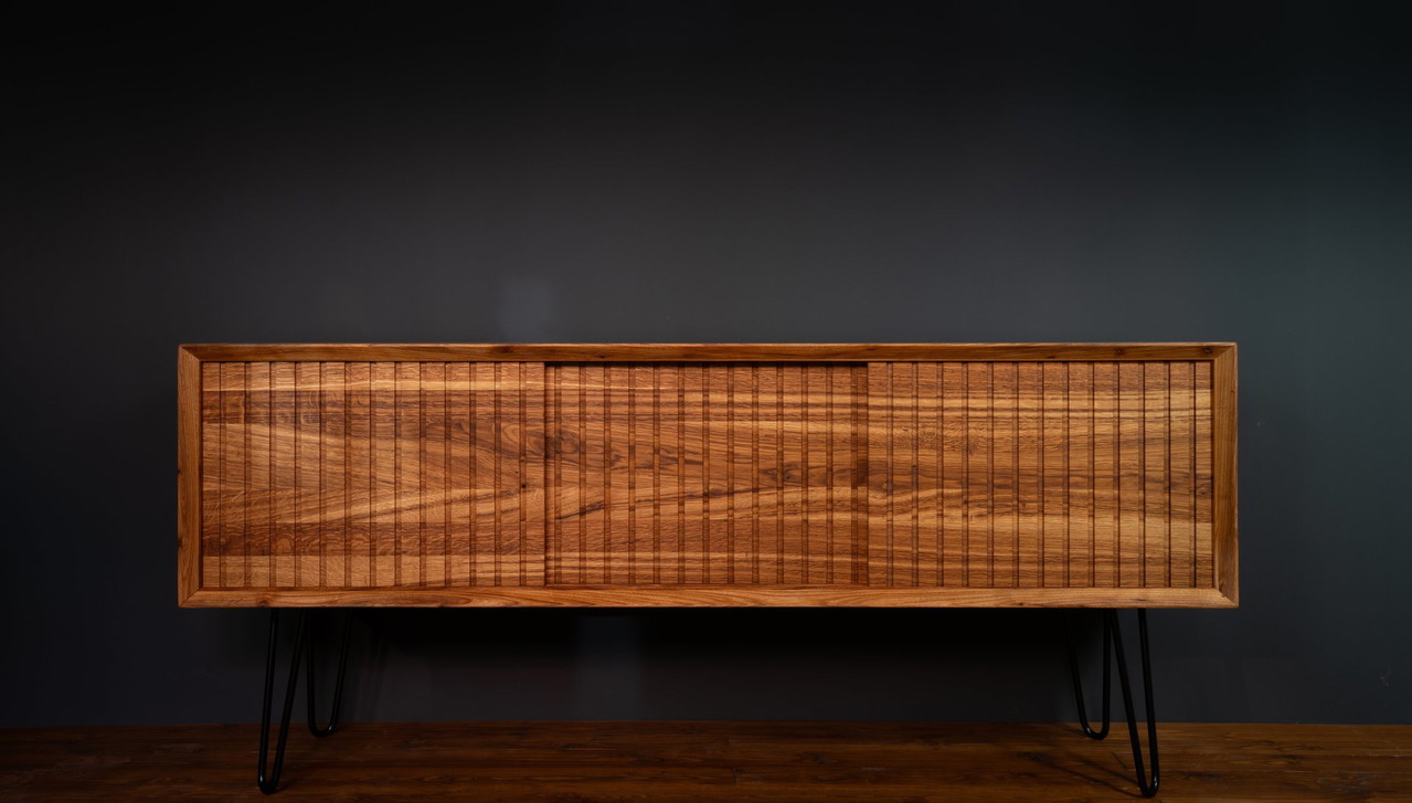 Aparador de 160cm de madera maciza de olmo