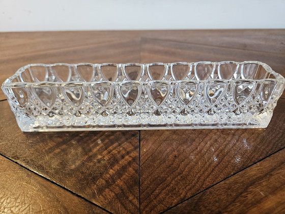 Image 1 of Val Saint Lambert Vallambert table runner crystal