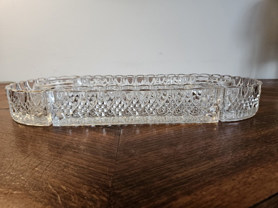 Image 1 of Val Saint Lambert Vallambert table runner crystal