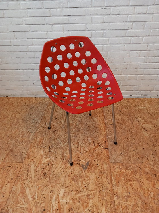 Image 1 of 6x chaises Coquillage Pierre Guariche