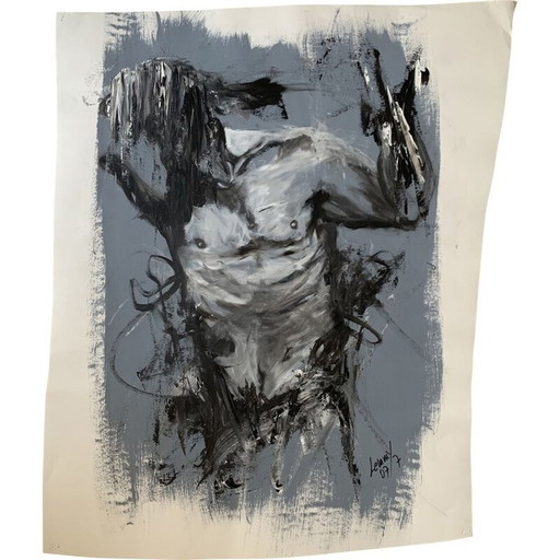 Cuadro vintage cuerpo 1 de Lemmy Gonthier, 2017