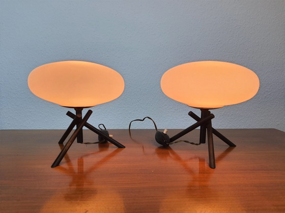 Image 1 of 2 x table lamp Italy Tripod Mid-Century