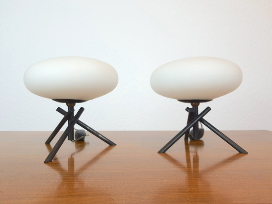 Image 1 of 2 x table lamp Italy Tripod Mid-Century