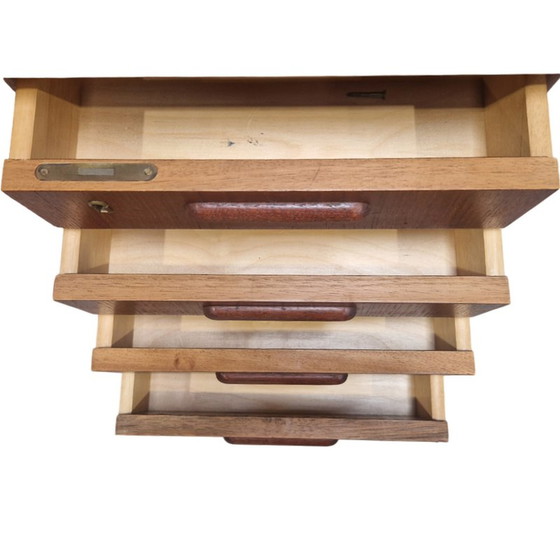Image 1 of Vintage Scandinavian teak desk, Denmark 1970
