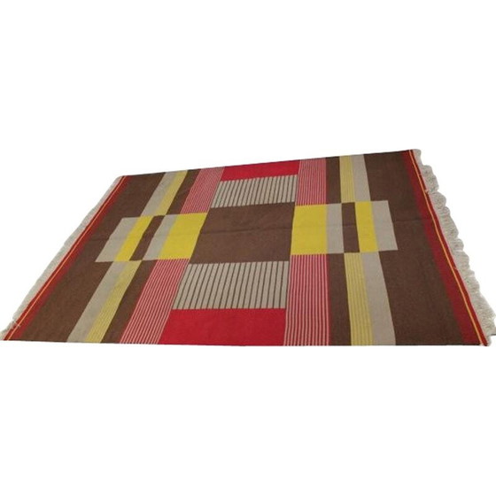 Image 1 of Vintage modernist rug by Antonin Kybal, Czechoslovakia 1950