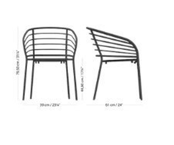 Image 1 of Cancún Dining Chair With Armrests