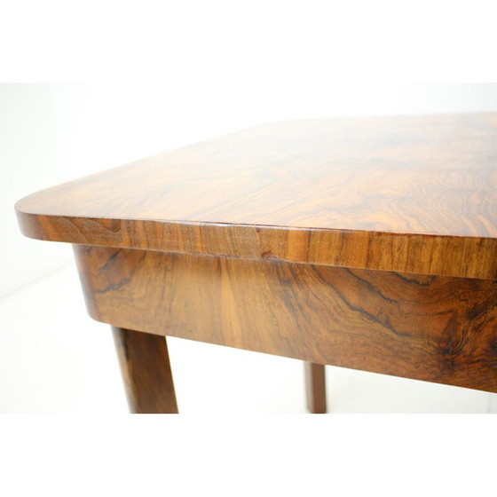 Image 1 of Tavolo in legno vintage Art Déco, Cecoslovacchia, anni '30