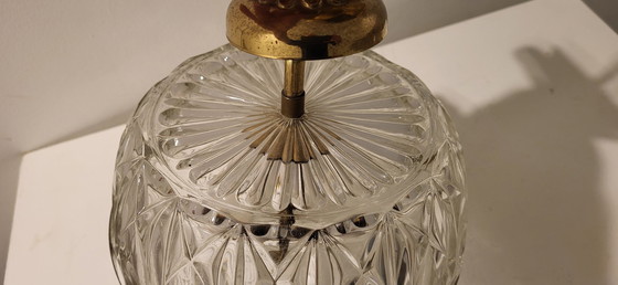 Image 1 of Lampada da soffitto in cristallo Hollywood Regency