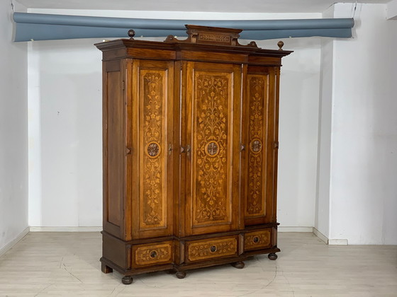 Image 1 of Wilhelminian style closet wardrobe around 1880