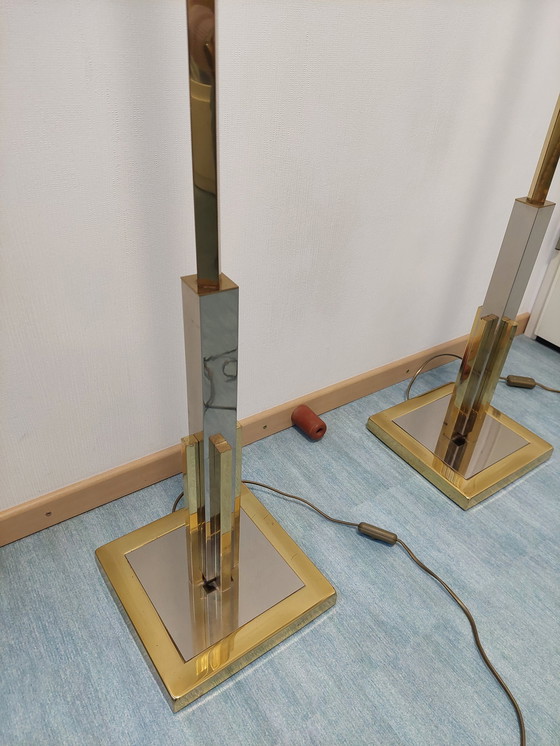 Image 1 of 2x Herda Skyscraper Floor Lamps